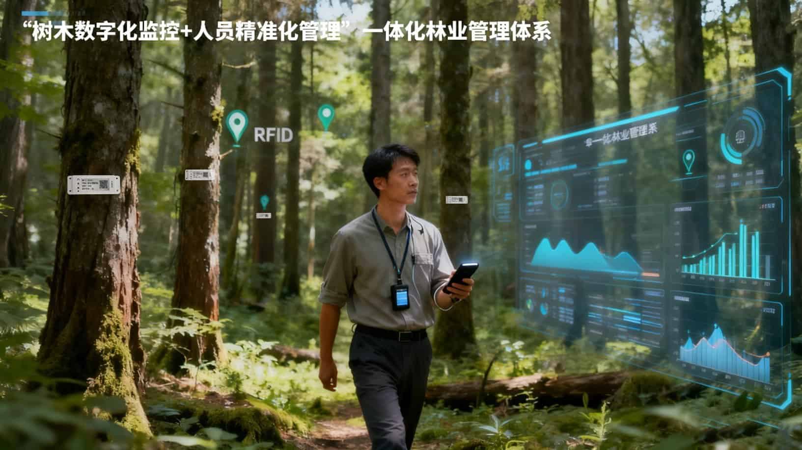 Application of Shidian Active Screen-Display RFID Electronic Tags in Digital Tree Monitoring and Precise Personnel Management